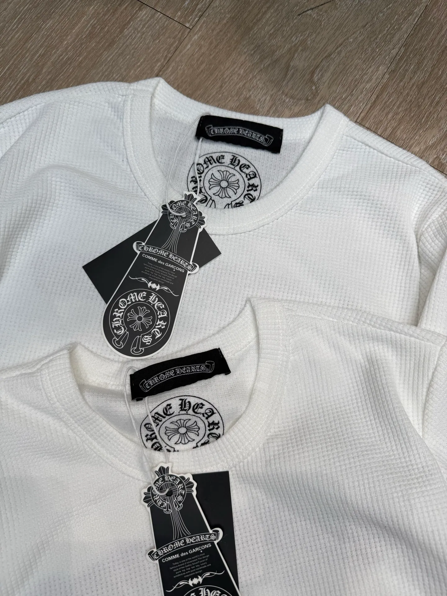 P198 Chrome Heart•🇺🇸American luxury brand 25ss early autumn long-sleeved bottoming shirt ✅✅✅Ready stock Focus on quality Feel free to compare Size: S M L Color: White